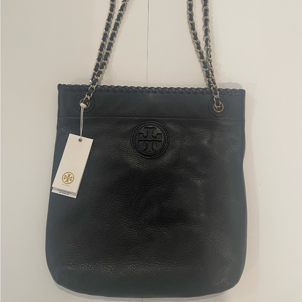 Tory Burch Black Chain Shoulder or Crossbody Bag